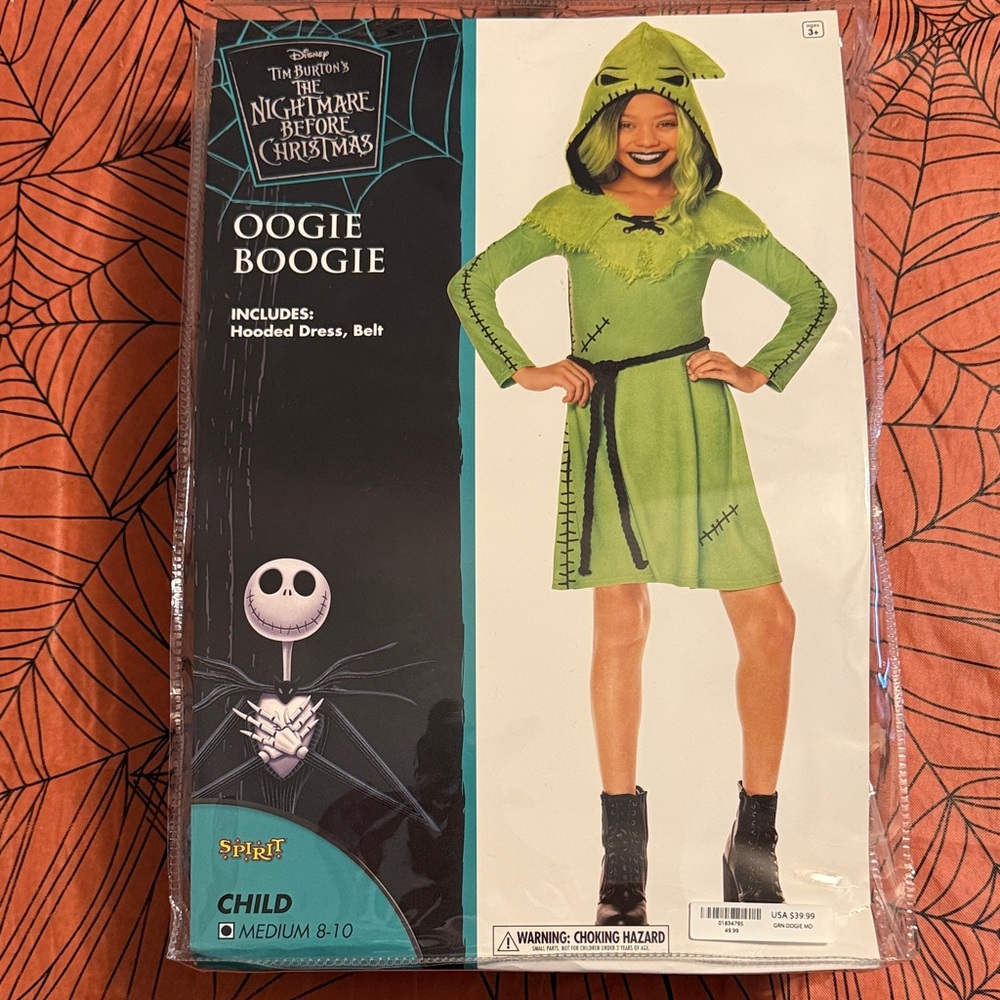Disney Oogie Boogie Kids Costume - Vibrant Green